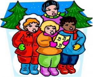 Puzzle Τα παιδιά τραγουδούν Χριστουγεννιάτικα κάλαντ&amp;#945